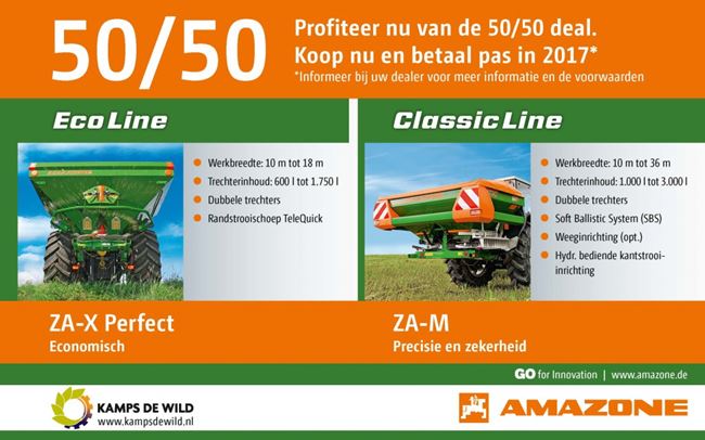 Amazone 50/50 deal